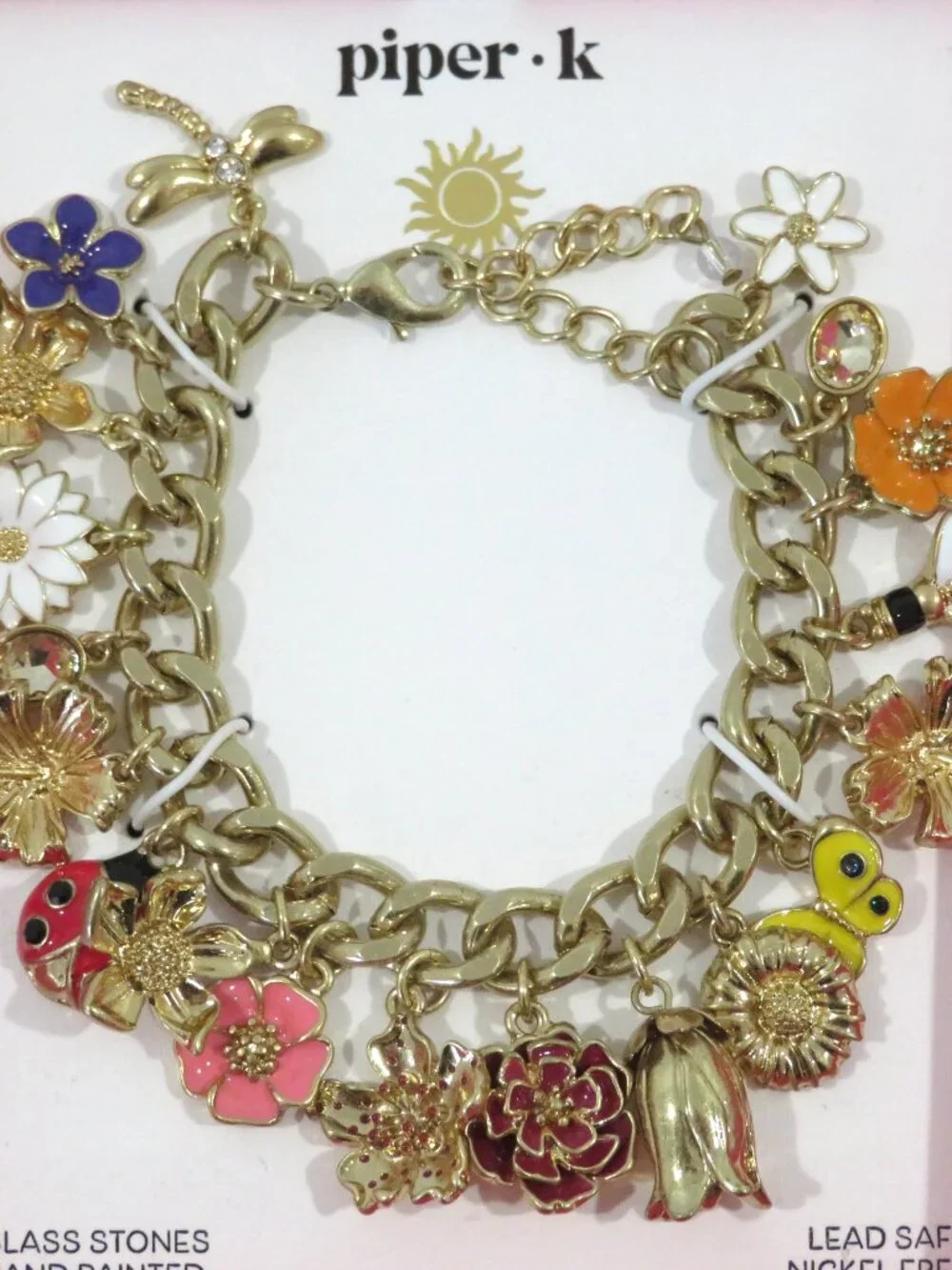 Piper K gold tone